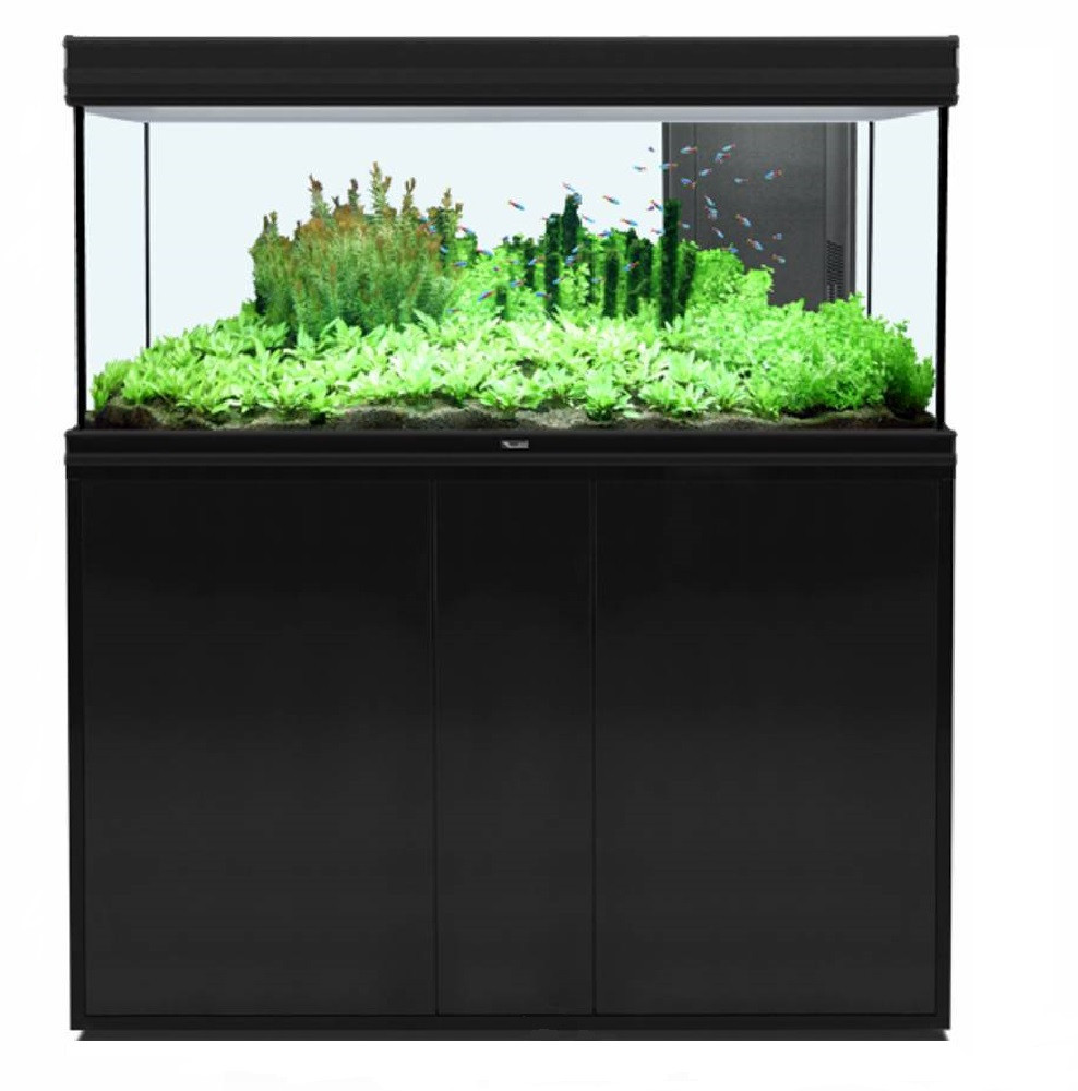 Medic platform Reusachtig Aquatlantis aquarium Fusion 120 x 40 LED Combinatie zwart | Animal Center