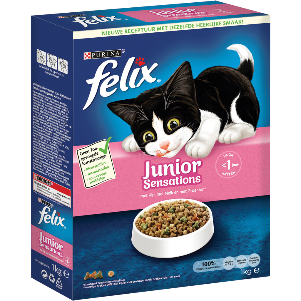 Felix kattenvoer Junior Sensations kg | Animal Center