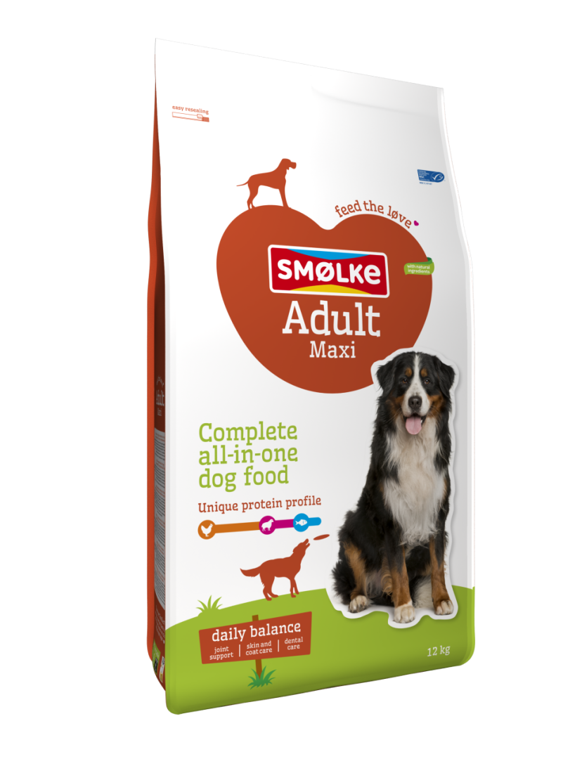 voor Narabar voorzetsel Smølke hondenvoer Adult Maxi 12 kg | Animal Center