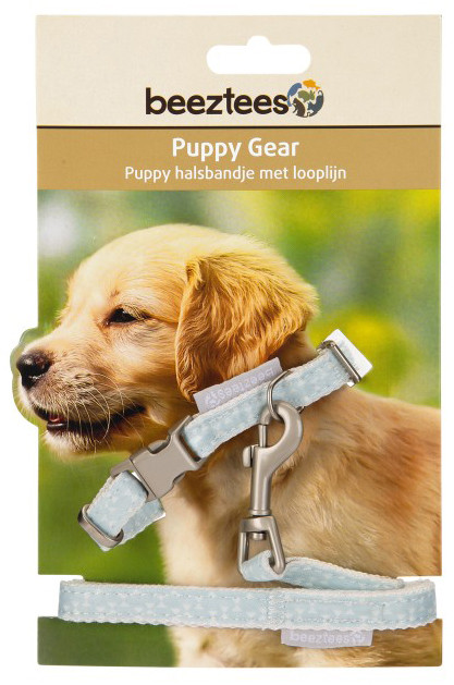 Glans dienen Demon Beeztees Puppy set halsband + lijn Tori blauw | Animal Center