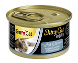 GimCat kattenvoer ShinyCat in jelly tonijn met garnalen 70 gr