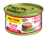GimDog hondenvoer Little Darling Pure Del. tonijn/rund 85 gr