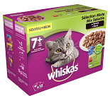 Whiskas kattenvoer Senior Mix in Saus 12 x 100 gr