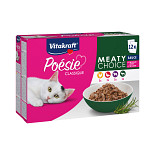 Vitakraft kattenvoer Poésie Classique Meatysauce 12 x 85 gr