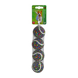 Tennisbal Rainbow stip S 4 st