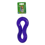 Hondenspeelgoed Double Curly Paars 18 cm