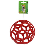 Hondenspeelgoed Speelbal Hol Rood Ø 14 cm
