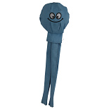 Hondenspeelgoed Octofloat Smiley met Piep Blauw 30 cm