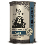 Monopets Hondenvoer Fresh Fish Cod 400 gr