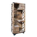 Lex & Max kattenklimmeubel op wielen hout