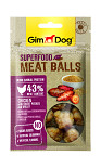 GimDog Superfood Meat Balls kip met zoete aard./gierst 70 gr