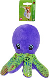 Octopus met Piep Paars/Glitter 17 cm