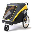 Innopet hondenfietskar/-buggy set Hercules Grey/Yellow