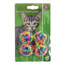 Kattenspeelgoed Wirwar Bal met Bel Assorti 4 st