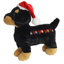 Hondenspeelgoed kerst met Hohoho en Piep Zwart/Bruin