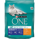 One kattenvoer Senior kip en volkoren granen 800 gr
