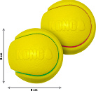 Kong Squeezz Tennis Assorti L 2 st