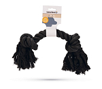 Beeztees Flossytoy 2 Knopen Zwart