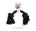 Beeztees Flossytoy 2 Knopen Zwart