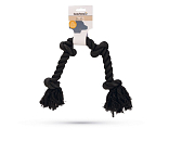Beeztees Flossytoy 4 Knopen Zwart