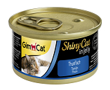GimCat kattenvoer ShinyCat in jelly tonijn 70 gr