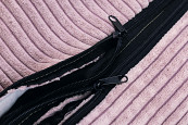 Designed by Lotte hondenmand Ribbed Roze