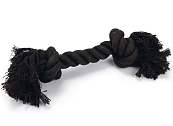 Beeztees Flossytoy 2 Knopen Zwart