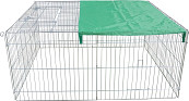 Draadren met Zonnedoek <br>144 x 116 x 65 cm