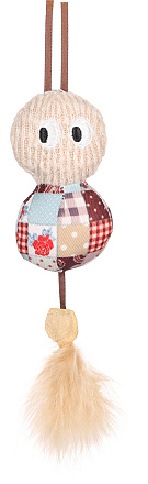 Flamingo kattenspeelgoed Vinta Rups met Veer