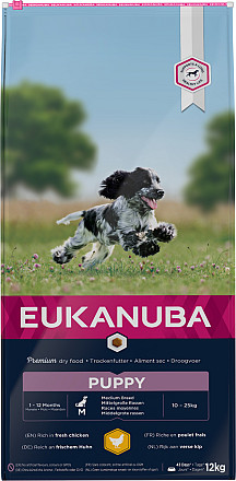 Eukanuba hondenvoer Growing Puppy Medium Breed 12 kg