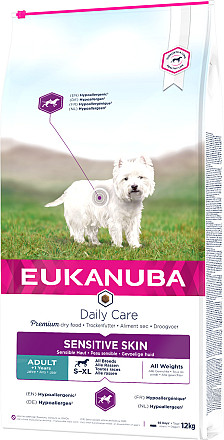 Eukanuba Hondenvoer Daily Care Sensitive Skin 12 kg