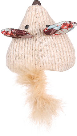 Flamingo kattenspeelgoed Vinta Muis met Veer