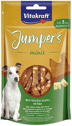 Vitakraft Jumpers Minis Kip en Kaas 80 gr