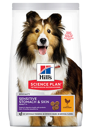 Hill's Science Plan Adult Sensitive Medium kip 14 kg