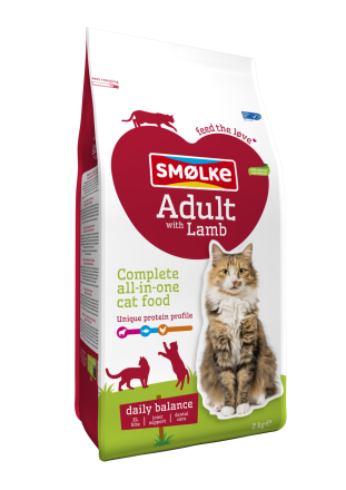 Smølke kattenvoer Adult Lamb 2 kg