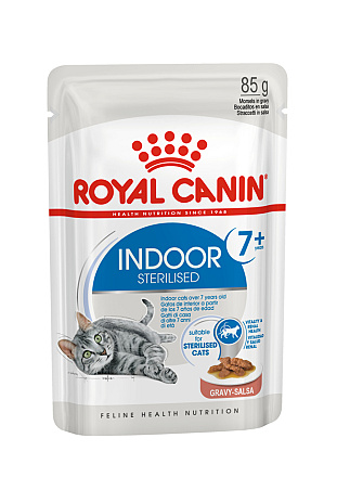 Royal Canin Kattenvoer Indoor 7+ In Gravy<br> 12 x 85 gr