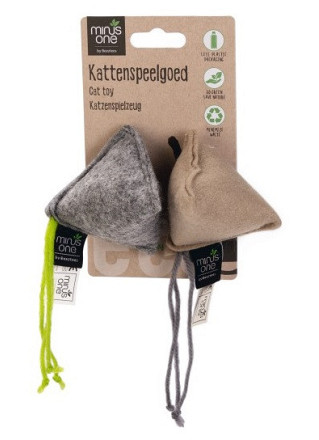 Beeztees kattenspeelgoed Minus One Piramide 2 st