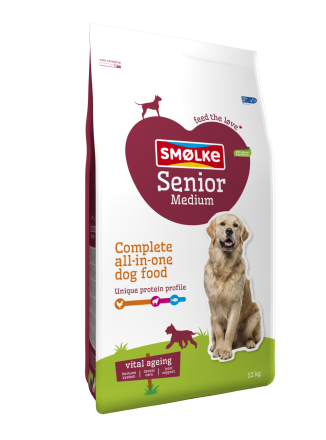 Smølke hondenvoer Senior Medium 12 kg