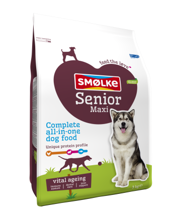 Smølke hondenvoer Senior Maxi 3 kg