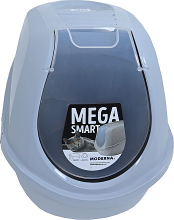Moderna kattenbak Mega Smart Recycled Titanium