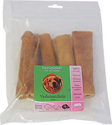 Varkensrolletjes 12 cm 4 st