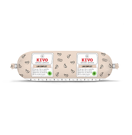 Kivo Hondenvoer<br> Lam Compleet<br> 500 gr