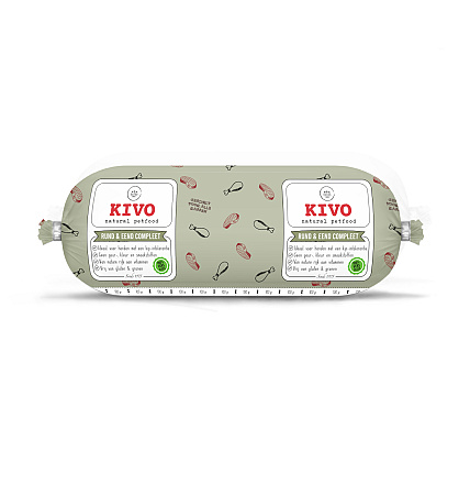 Kivo Hondenvoer<br> Rund & Eend Compleet<br> 1 kg