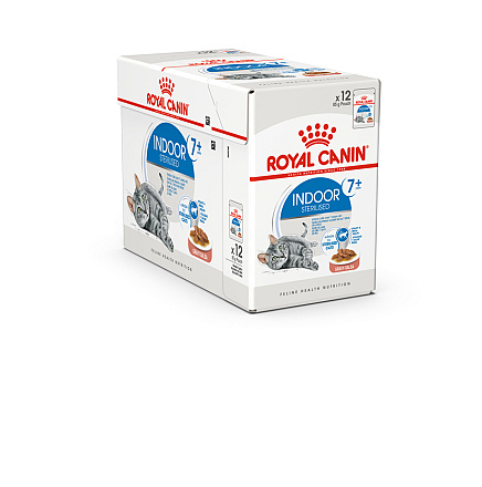 Royal Canin Kattenvoer Indoor 7+ In Gravy<br> 12 x 85 gr