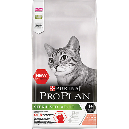 Pro Plan kattenvoer Sterilised Adult 1+ Zalm 3 kg