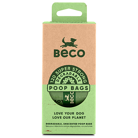 Beco Pets afbreekbare poepzakjes multi pack <br>8 x 15 st