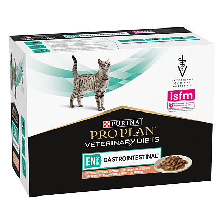 Pro Plan Veterinary Diets Kattenvoer EN Salmon 10 x 85 gr