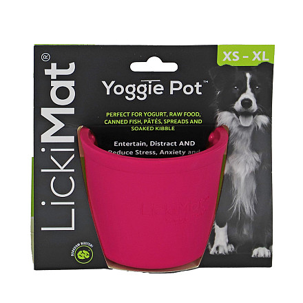 Lickimat Yoggie Pot Roze 8 cm