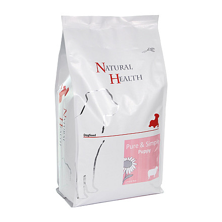 Natural Health Pure & Simple Puppy lamb <br>2,5 kg
