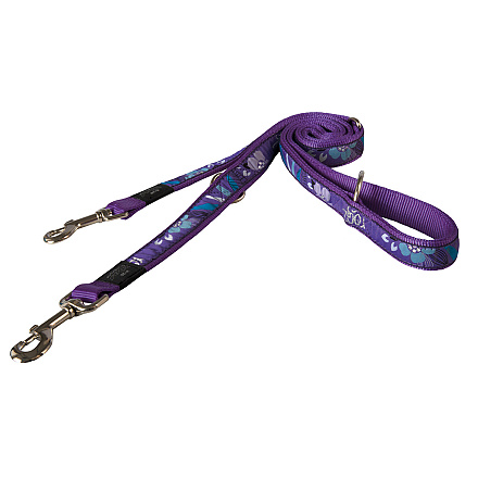 Rogz Hondenlijn Multi Fancy Dress Purple Forest
